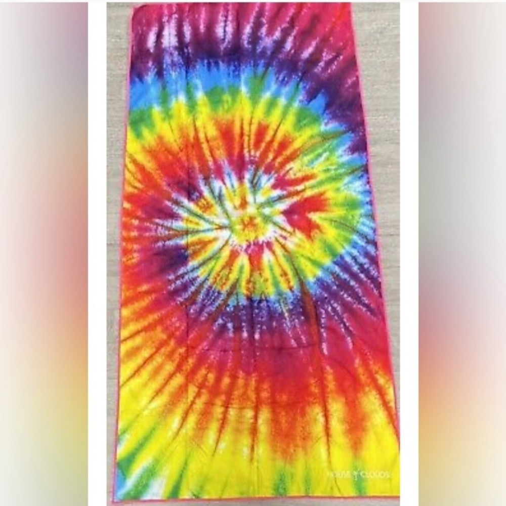 House of Cloud Microfiber Beach Towel Quick Dry Sand Free Compact Tye Die - Picture 5 of 5